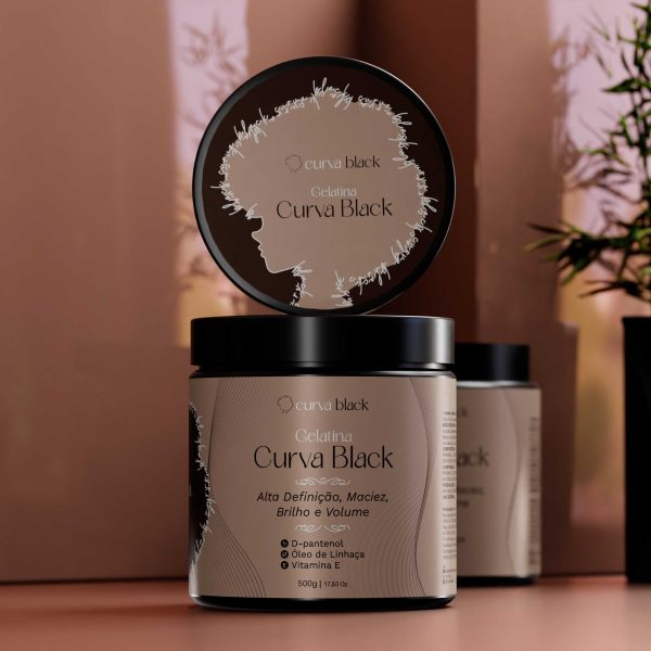 Gelatina Curva Black 500g