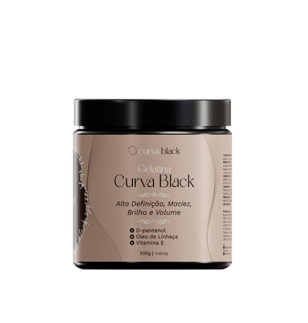 Gelatina Curva Black 500g